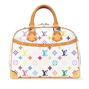 Pre Loved louis vuitton Women White Handbags